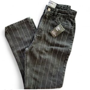 RITA ORA PRIMARK COLLECTION black pants with strass NEVER WORN SIZE 4